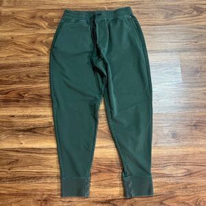 Tommy John The Go Anywhere Collection Joggers Pants Drawstring Green Mens M